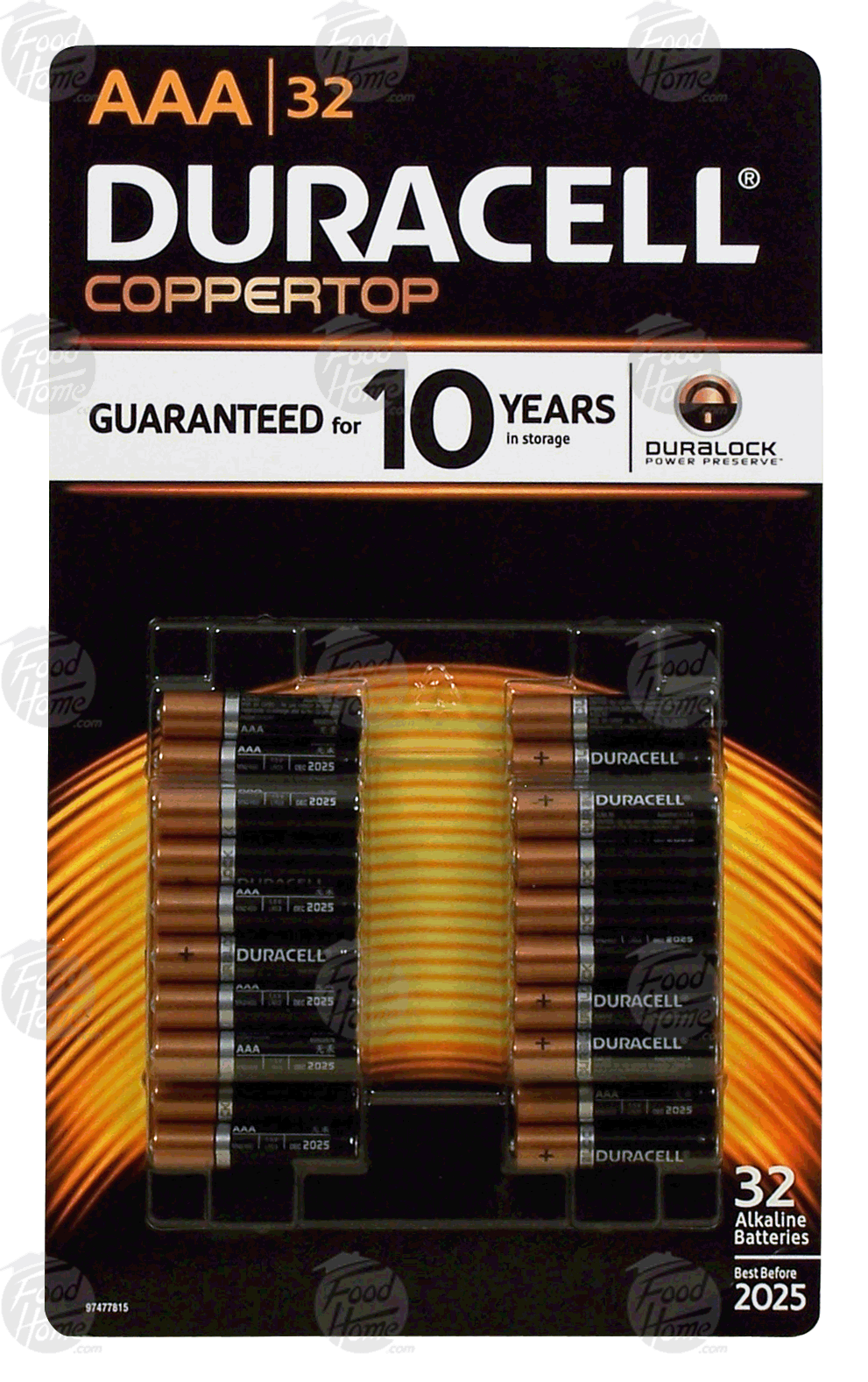 Duracell Coppertop alkaline batteries, AAA size Full-Size Picture